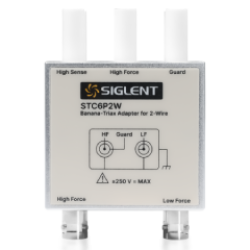 STC6P2W - SIGLENT Banana-to-Triaxial 2-Wire Adapter