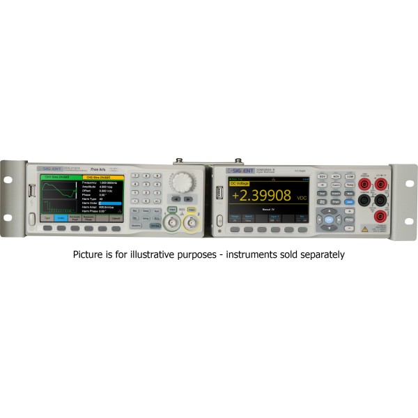 SDG-2-RMK - Siglent Rackmount kit for two intruments , compatible with all Siglent SDG series generators and SDM series digital multimeters; Height 3U