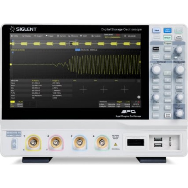 SDS2204X HD - Siglent high res oscilloscope - 200 MHz, 4Ch
