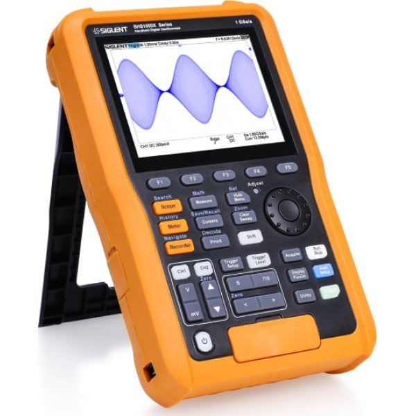 SHS1202X - Siglent 200 MHz; 2 isolated channels, 1 GSa/s; ·12 Mpts points memory depth;  1 Mpts FFT； 6000 counts DMM;   Includes Recorder mode, including Sample and Measurement Loggers；  IP Rating: IP51isolation level: CATII 1000 V and CATIII 600 V 