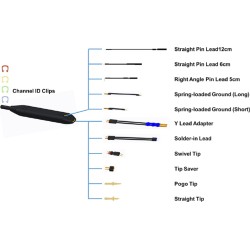 SAP2-kit - Siglent Probe kits for SAP2500D, including Straight Tip *5, Pogo Tip *5,Swivel Tip *2,Tip Saver *2,Y Lead Adapter *2,Right Angle Pin Lead 5cm * 1,Straight Pin Lead 6 cm * 1,Straight Pin Lead12 cm * 1,Spring loaded Ground (Short) * 2,Springlo SAP2-kit - Siglent Probe kits for SAP2500D, including Straight Tip *5, Pogo Tip *5,Swivel Tip *2,Tip Saver *2,Y Lead Adapter *2,Right Angle Pin Lead 5cm * 1,Straight Pin Lead 6 cm * 1,Straight Pin Lead12 cm * 1,Spring loaded Ground (Short) * 2,Springlo