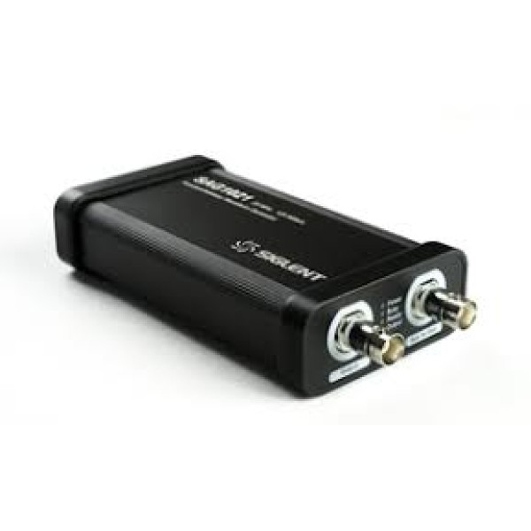 SAG1021I - 25 MHz isolated USB function/arbitrary waveform generator SDS 800X HD, SDS1000X HD, four channel SDS1000X-E, SDS2000X-E, SDS3000X HD, SDS5000X, and SDS6000A oscilloscopes