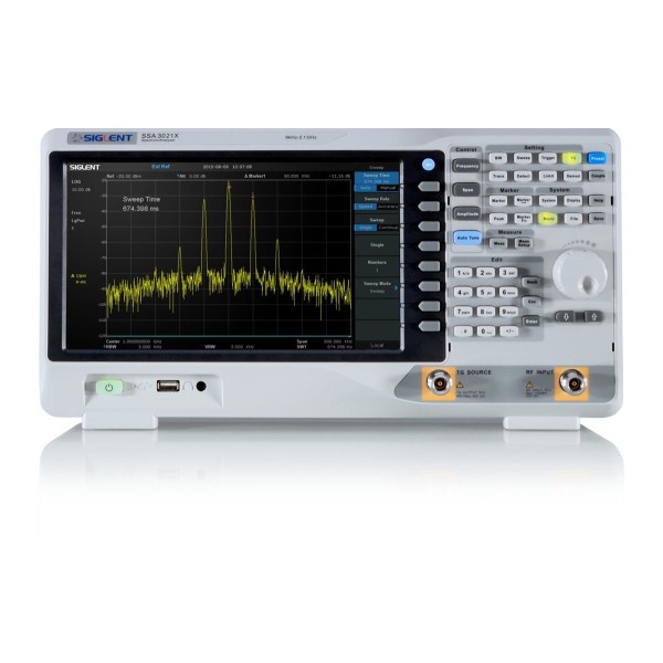 SSA3021X - Siglent Spectrum Analyzer - 2.1GHz; Free Tracking Generator