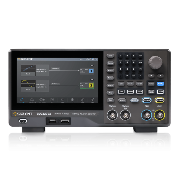 SDG3202X - Siglent SDG3000X Series: 200MHz 2Ch 1.2GSa/sec  Function/Arbitrary Waveform Generator