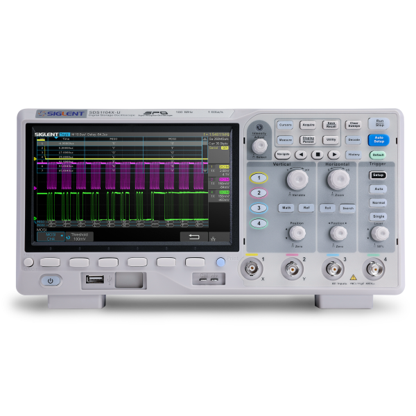 SDS1104X-U - Siglent 100MHz, 4CH Oscilloscope