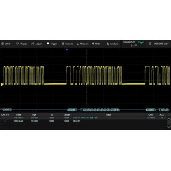 SDS3000HD-CANFD - Siglent Oscilloscope Option - CAN FD trigger & decode (software)