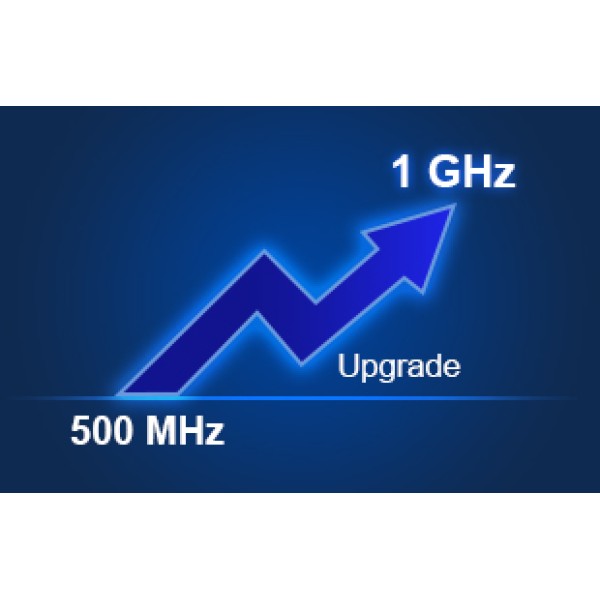 SDS5000HD-4BW5TA - Siglent SDS5000X  HD Options: 4-ch, 500 MHz to 1 GHz bandwidth upgrade (software)