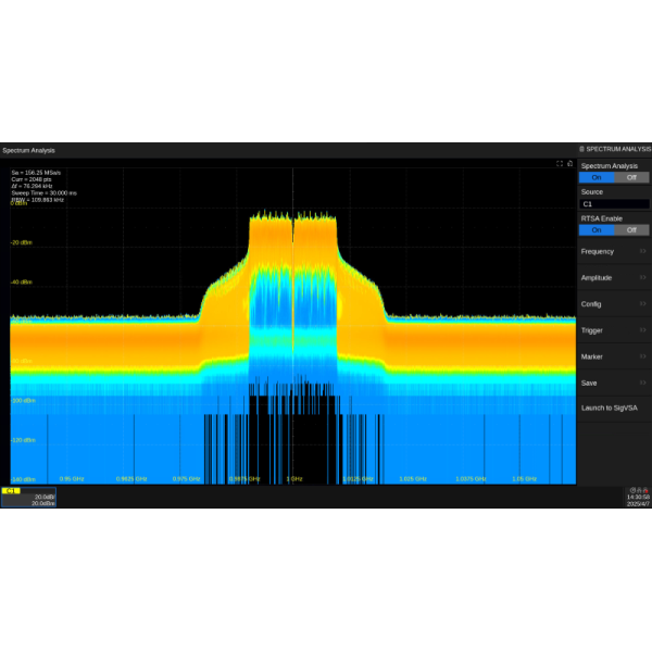 SDS7000A-RFA - Siglent SDS7000A Options: RTSA / DDC / Signal Analysis (software), A models