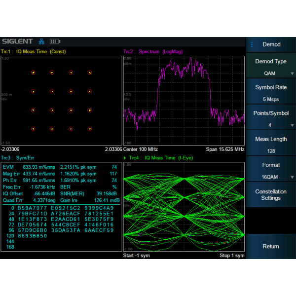 SHA850-DMA - Siglent Digital Modulation Analysis (SW)