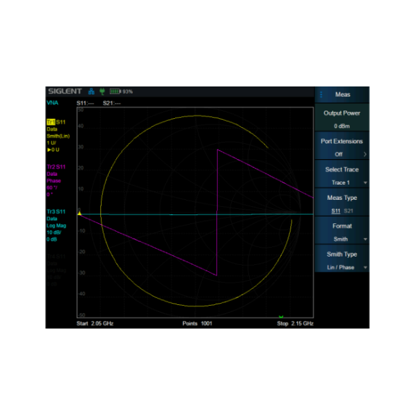 SHA860-VNA - Siglent SHA800A Options: Vector Network Analysis