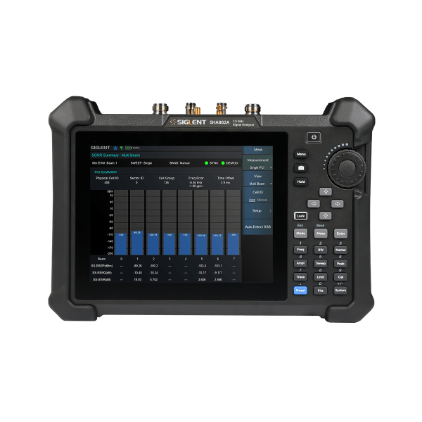 SHA862A - Siglent SHA800A Series: 7.5GHz Handheld Spectrum Analyzer with 110MHz Realtime Analysis
