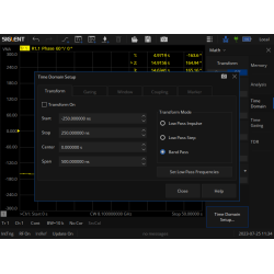 SHN900-TDA - Siglent SHN900A Options: Time Domain Analysis (SW)