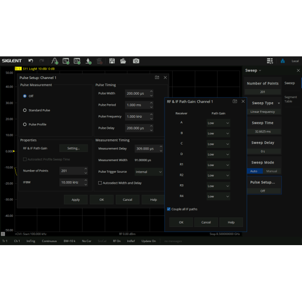 SNA6000-PM - Siglent SNA6000A Options: Pulse measurement (Software)
