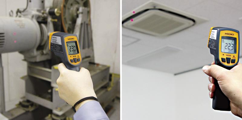 HIOKI FT3701-20 dual-laser targeting in industrial applications