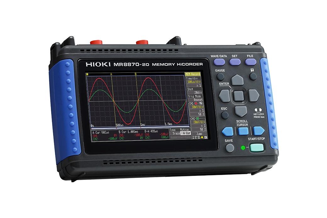 HIOKI MR8870-20 compact high-speed two-channel memory recorder